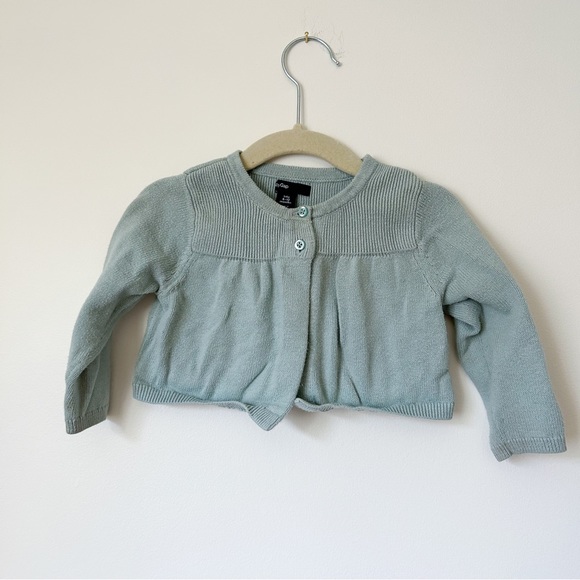Baby Gap Shrug Crop Cardigan Sweater Size 6-12M - Picture 2 of 3